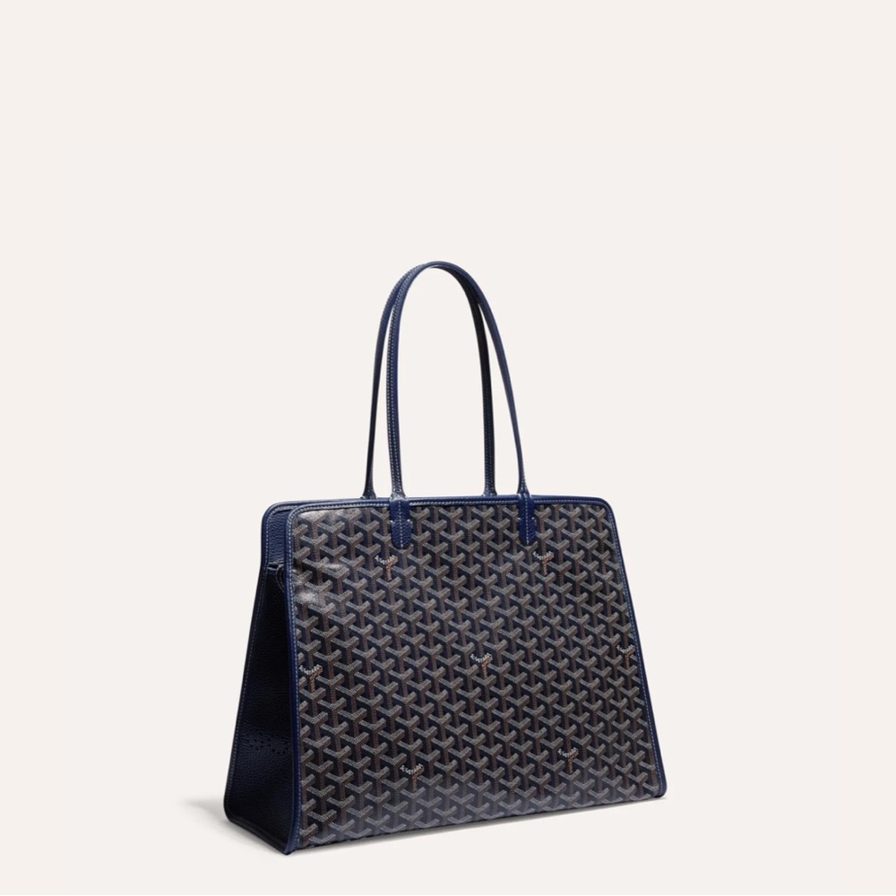 NWT. Goyard Hardy PM Tote. Blue Marine (Navy).
